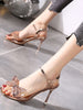 New Summer open toe transparent sandals