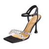 New open-toe sexy rhinestone Matching Sandals