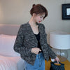 Tweed chic matching temperament Tweed jacket