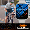 Multi-Sport Tracker, Smartwatch with Wireless Calling, Customizable Wallpaper, Fitness Monitoring - Compatible for iPhone & for Android FS