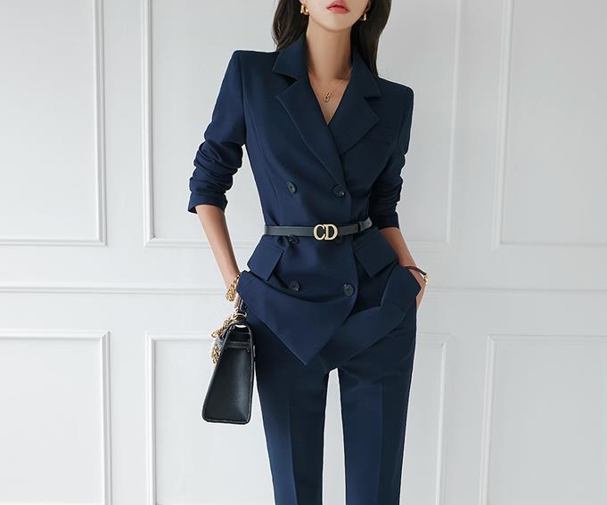 Pure Color Nobel Style Fashion Suits