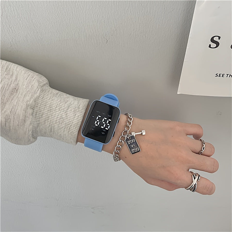 Sports Watch with Silicone Band - Date & Time Display for Students and Teens FS