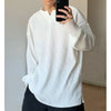 Men's V-neck Pullover With A Trendy Bottom