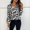 Vintage style Fashion Printed Blouse