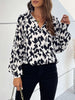 Vintage style Fashion Printed Blouse