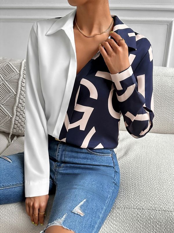 Long-sleeved shirt Fashion blouse