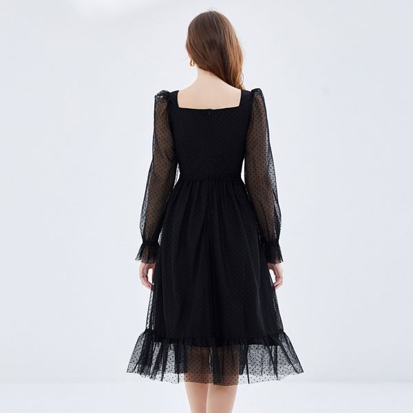 European style Retro Elegant Lace Plus size dress