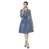 European style women Retro Fashion Denim dress