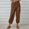 European style Loose High waist Wide leg Pants