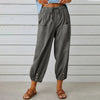 European style Loose High waist Wide leg Pants