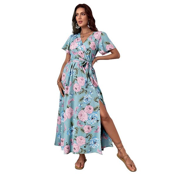 European style Dress  Loose Printed fashion