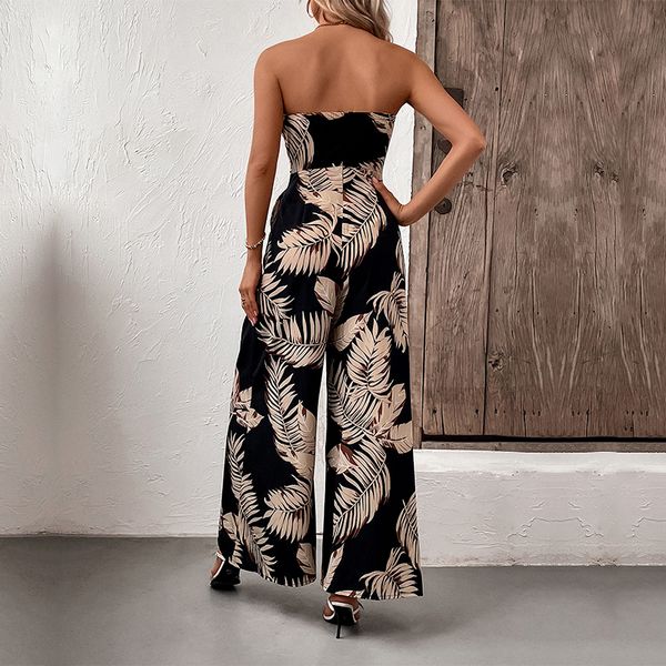 European Fashion Printed women Jumpsuits