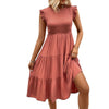 European style Short sleeve women casual dress