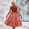 European style Short sleeve women casual dress