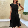 European style Pleated Fashion women dress