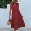 European style Loose sleeveless women dress