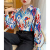 Fashion Long sleeve Lantern sleeve Blouse