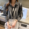 Fashion Stripe Matching White Blouse for women