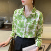 Long sleeve Loose Chiffon Women blouse