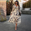 European style Casual Printed Bohe dress