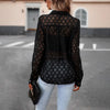 European style Sexy Long sleeve blouse for women