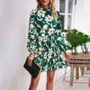 European style Elegant Round collar Long sleeve dress