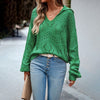 European women style Casual Polo neck Knitting Pullovers