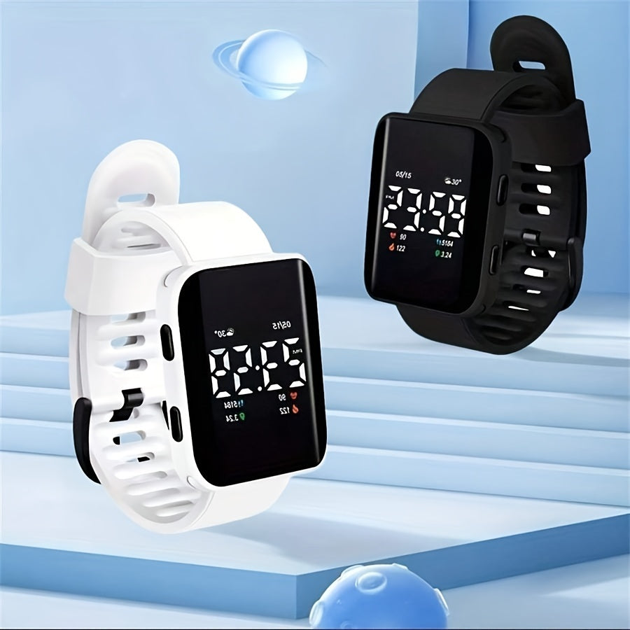 Sports Watch with Silicone Band - Date & Time Display for Students and Teens FS
