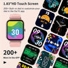 Smart Watch With Answering/Wireless Calls, 4.65 Cm HD Screen, Fitness Tracker, 123 Sports Modes, Fitness, Steps/Calories, Sitting Reminder, Message Push, Remote Photo, Music Control, AI Voice Assistant Smart Watch FS