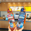 Water Bottles1pc 700ml Space Astronaut Themed Plastic  With Carrying Strap, Leakproof Drink Cup With Flip Lid For Kids, Portable & Adorable Beverage Cup For School And Travel, FS