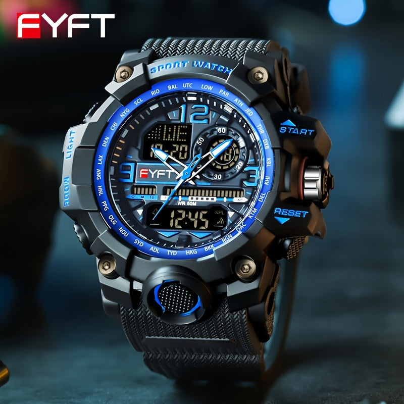 FYFT Large Dial Fashionable Outdoor Anti Drop Nightglow Watch Gift FS