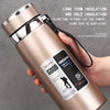 Tea Cup Water Bottle 1000ml 316 Stainless Steel Portable Insulated Cup, Large Capacity  For Outdoor Camping Travel, FS