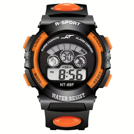 Sport Digital Watch, Alarm Clock, Timer, Calendar, Day Of The Day Wrist Watch, FS