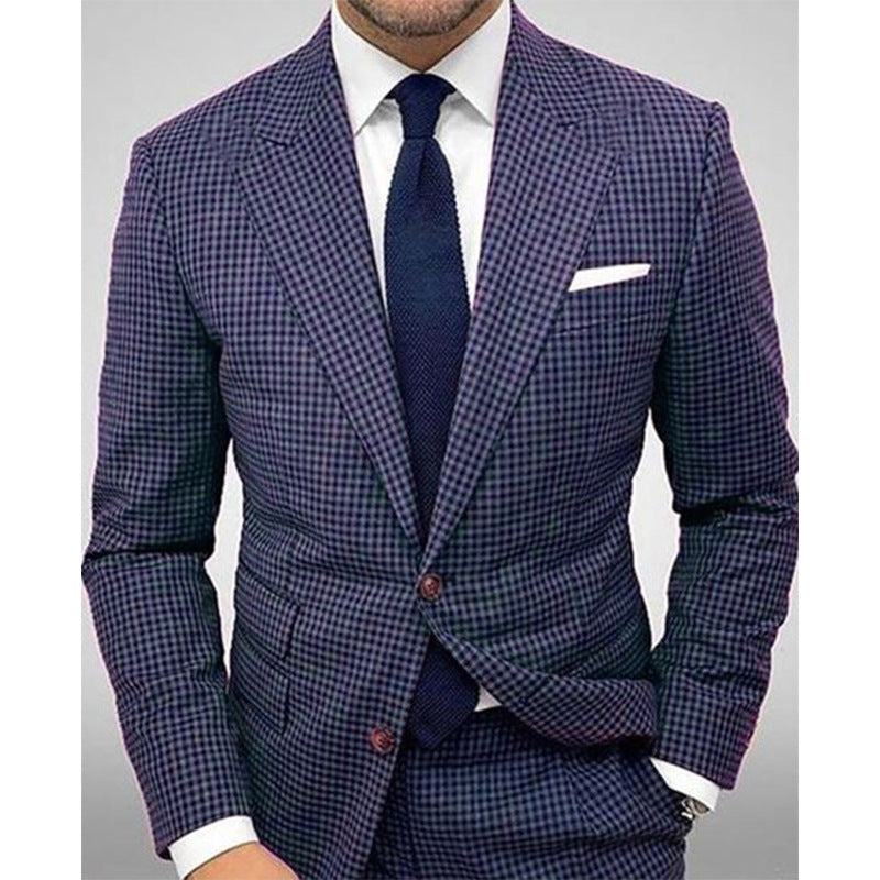 Men's  Blazer Striped Casual Slim Fit