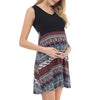 V-Neck Sleeveless Nursing Maternity Dress