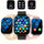 Multi-Sport Tracker, Smartwatch with Wireless Calling, Customizable Wallpaper, Fitness Monitoring - Compatible for iPhone & for Android FS