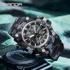 Sanda Trendy Camouflage Multifunctional Outdoor Luminous Watch, Men's Gift FS