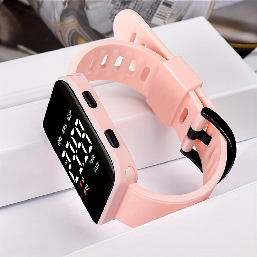 Sports Watch with Silicone Band - Date & Time Display for Students and Teens FS