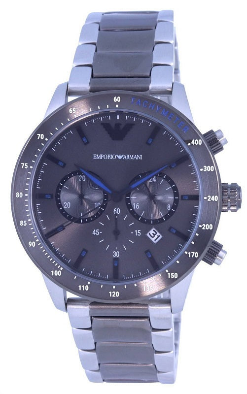 Emporio Armani Chronograph Tachymeter Stainless Steel Quartz AR11391 Men's Watch