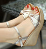 Golden coloured High-rise Matching Sandal