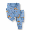 Kids Cute Cartoon Pattern Soft Tops And Pants Set