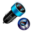 JMG-C016A 5V 3.1A Car Dual USB Charger with LED Display