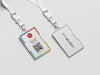 ASAPLINK Google Review NFC Cards with QR Code printed on card - Classic White with one side printing