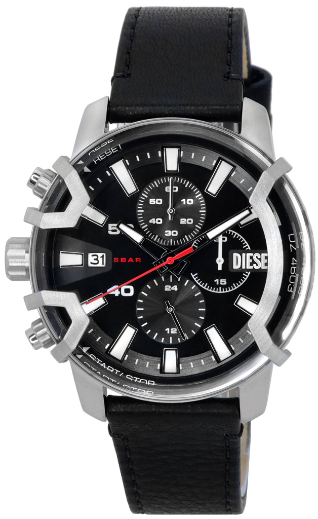 Diesel Griffed Chronograph Black Dial Quartz DZ4603 Men's Watch