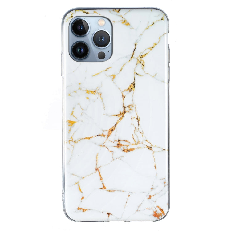 IMD Marble TPU Phone Case For iPhone 15 Pro Max