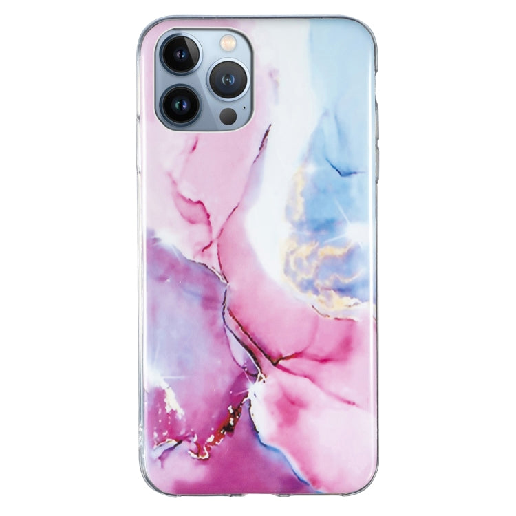 IMD Marble TPU Phone Case For iPhone 15 Pro Max