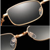 Foldable Reading Glasses Folding Presbyopia Men Women Metal Retro Computer Reading Glasses with Case 1.0 1.5 2.0 2.5 3.0 3.5 4.0