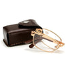 Foldable Reading Glasses Folding Presbyopia Men Women Metal Retro Computer Reading Glasses with Case 1.0 1.5 2.0 2.5 3.0 3.5 4.0