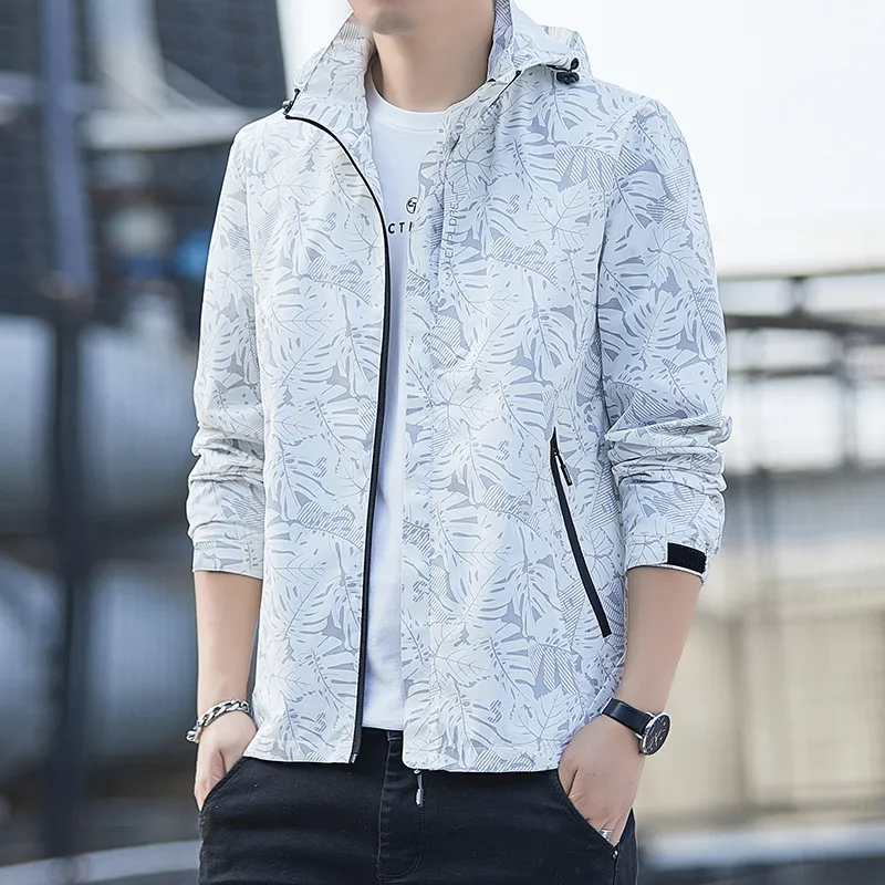 Men'S Fashion Zipper Camouflage Sports Jacket