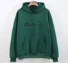 Fleece-lined Hoodie Sweater Couple's Tops Loose